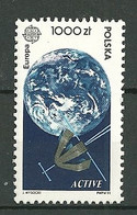 POLAND MNH ** 3126 EUROPA L'EUROPE ET L'ESPACE TERRE ET SATELITTE - Neufs