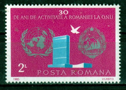 1985 -  30 Anniv. A Roumanie A L O.N.U. Mi 4201 - Ungebraucht