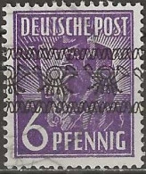 GERMANY 1948 Currency Reform - Gardener Overprinted - 2m. - Violet FU - Afgestempeld