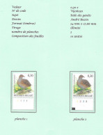 Belgium -  2006 BUZIN Birds - 0,30€   KWAATELKONING/RâLE DES GENETS  Plaatnummers 1 - 2 Postfris - Zie Scan - 2011-..