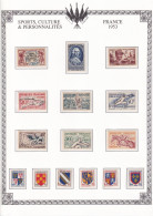 France Année Complète 1953 - N°940/967 - Neufs ** Sans Charnière - TB - 1950-1959