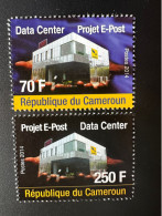 Cameroun Cameroon Kamerun 2014 Mi. 1277 - 1278 Projet E-Post Data Center Poste Campost - Kameroen (1960-...)