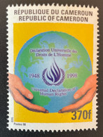 Cameroun Cameroon Kamerun 1998 Mi. 1236 Déclaration Universelle Des Doits De L'Homme Human Rights 1948 - Kameroen (1960-...)