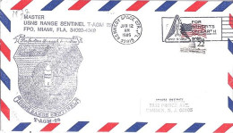 USA-AERO N° 1577 S/L.DE KENNEDY SC/12.1.86  THEME: NAVETTE SPACIALE - 3c. 1961-... Covers