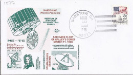 USA-AERO N° 1577 S/L.DE BARSTOW/10.3.86  THEME: COMETE DE HALLEY - 3c. 1961-... Cartas & Documentos