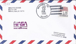 USA-AERO N° 1577 S/L.DE WAIMEA/13.1.86  THEME: NAVETTE SPACIALE - 3c. 1961-... Covers