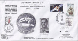 USA-AERO N° 1540/1462++ S/L.DE KENEDY SC/17.6.85  THEME: NAVETTE SPACIALE - 3c. 1961-... Briefe U. Dokumente