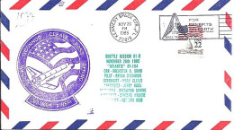 USA-AERO N° 1577 S/L.DE KENEDY SC/26.11.85  THEME: NAVETTE SPACIALE - 3c. 1961-... Lettres