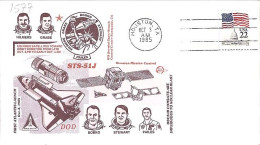 USA-AERO N° 1577 S/L.DE HOUSTON/3.10.85  THEME: NAVETTE SPACIALE - 3c. 1961-... Briefe U. Dokumente