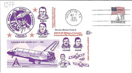 USA-AERO N° 1577 S/L.DE HOUSTON/7.10.85  THEME: NAVETTE SPACIALE - 3c. 1961-... Lettres