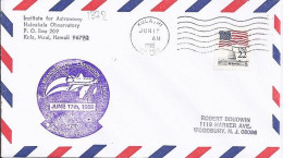 USA-AERO N° 1372 S/L.DE KULA/17.6.85  THEME: NAVETTE SPACIALE - 3c. 1961-... Lettres