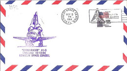 USA-AERO N° 1372 S/L.DE KENNEDY SC/13.10.84  THEME: NAVETTE SPACIALE - 3c. 1961-... Briefe U. Dokumente