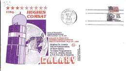 USA-AERO N° 1372 S/L.DE CAPE CANAVERAL/22.9.83  THEME: SATELLITE GALAXY - 3c. 1961-... Cartas & Documentos