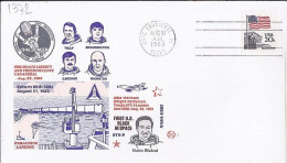 USA-AERO N° 1372 S/L.DE CAPE CANAVERAL/31.8.83  THEME: NAVETTE SPACIALE - 3c. 1961-... Cartas & Documentos