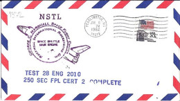USA-AERO N° 1372 S/L.DE PEARLINGTON/6.6.82  THEME: NAVETTE SPACIALE - 3c. 1961-... Lettres