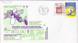 USA-AERO N° 1337/1181 S/L.DE CAPE CANAVERAL/28.9.82  THEME: SATELLITE INTELSAT - 3c. 1961-... Brieven