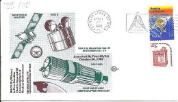 USA-AERO N° 1332/1181 S/L.DE KENEDY SC/1.11.82  THEME: SATELLITE MILITAIRE - 3c. 1961-... Storia Postale