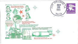 USA-AERO N° 1339 S/L.DE NEW ORLEANS/28.9.81  THEME: NAVETTE SPACIALE - 3c. 1961-... Lettres