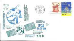 USA-AERO N° 1331+COMPL.S/L.DE CAPE CANAVERAL/19.11.81  THEME: SATELLITE SATCOM - 3c. 1961-... Storia Postale