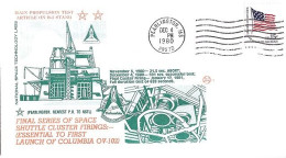 USA-AERO N° 1204 S/L.DE PEARLINGTON/4.12.80  THEME: PREPARATION COLUMBIA - 3c. 1961-... Brieven