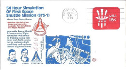 USA-AERO N° ENTIER DE HOUSTON/21.10.80  THEME: NAVETTE COLUMBIA - 3c. 1961-... Lettres