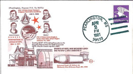 USA-AERO N° 1339 S/L.DE PEARLINGTON/2.4.81  THEME: NAVETTE SPACIALE - 3c. 1961-... Lettres