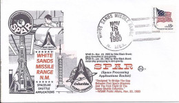 USA-AERO N° 1204 S/L.DE WHITE SANDS/18.11.80  THEME: PROG. SPAR - 3c. 1961-... Brieven