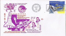 USA-AERO N° 1334 S/L.DE KSC/24.6.81  THEME: SIMULATEUR NAVETTE - 3c. 1961-... Lettres