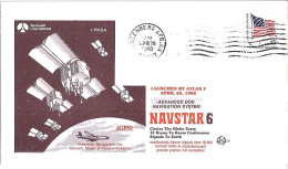 USA-AERO N° 1204 S/L.DE VANDENBERG/26.4.80  THEME: SATELLITE NAVSTAR 6 - 3c. 1961-... Brieven