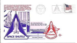 USA-AERO N° 1204 S/L.DE KENNEDY SPACE CENTER/30.9.80 THEME: NAVETTE COLOMBIA - 3c. 1961-... Cartas & Documentos