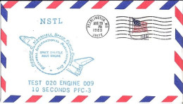 USA-AERO N° 1204 S/L.DE PEARLINGTON/29.8.80  THEME: TEST MOTEUR NAVETTE - 3c. 1961-... Storia Postale