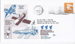 USA-AERO N° 1201 S/L.DE VANDENBERG/28.5.79  THEME: SATELLITE TITAN - 3c. 1961-... Cartas & Documentos