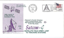 USA-AERO N° 1204 S/L.DE KENNEDY SPACE CENTER/6.12.79 THEME: SATCOM-C - 3c. 1961-... Cartas & Documentos