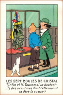 Les 7 Boules De Cristal. Chromo Tintin. Hergé.  Chromo Casterman Publicitaire. 1976. - Albums & Catalogues