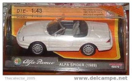 DIE CAST MODEL- AUTOMODELLO - CAR  MODEL - ALFA ROMEO SPIDER 1989 (SCALA 1:43) - Altri & Non Classificati