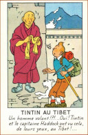 Tintin Au Tibet. Chromo Tintin. Hergé. Chromo Casterman Publicitaire. 1976. - Albums & Catalogues