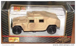 MAISTO - DIE CAST MODEL-AUTOMODELLO - MILITARY VEHICLE - HUMVER - DESERT VERSION (1:43) - Maisto