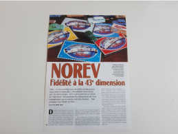 Miniatures Norev - Coupure De Presse - Norev