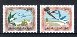 JOEGOSLAVIE Yt. PA59/60 MNH Luchtpost 1985 - Airmail