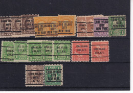 Estados Unidos. Conjunto De 127 Sellos Pre Obliterados - Used Stamps