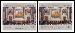 [Q] Italia-Vaticano / Italy-Vatican 2019: 2 Val. Patti Lateranensi / Lateran Pacts Joint Issue, 2 Stamps ** - Emissions Communes