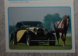 Petit Calendrier De  Poche 1989 Voiture Bugati  Cheval - Athée Sur Cher Indre Et Loire - Petit Format : 1981-90