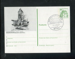 "BUNDESREPUBLIK DEUTSCHLAND" 1981, Bildpostkarte Mit Bildgleichem Stempel Ex "NEUSTADT A.d.S." (70106) - Illustrated Postcards - Used