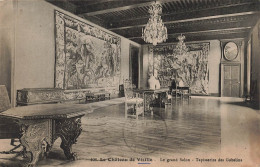 FRANCE - Le Château De Vizille - Vue D'ensemble Du Grand Salon - Tapisseries Des Gobelins - Carte Postale Ancienne - Vizille