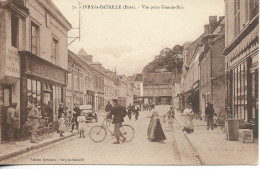 IVRY LA BATAILLE Vue Prise Grande Rue Belle Animation      ...ab - Ivry-la-Bataille