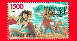INDONESIA - Usato - 2004 - Racconti Popolari - Folclore - Favole -  Danau Tolire - 1500 - Indonésie