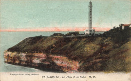 FRANCE - Biarritz - Le Phare Et Son Rocher - Carte Postale Ancienne - Biarritz