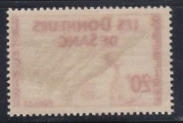 Impression Recto-verso Yvert 1220 Donneurs De Sang Neuf XX Superbe - Unused Stamps