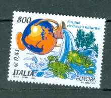Italie   Yvert 2494 Ou  Sass 2541   * *  TB  Eau Richesse Naturelle   - 2001-10: Mint/hinged