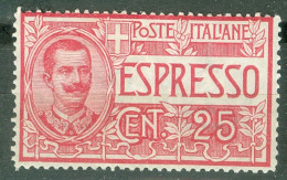 Italie   Sass 1  Ou  Yv  Expres 1  * *   B/TB  Pli  Ou Froissures De Gomme - Express Mail
